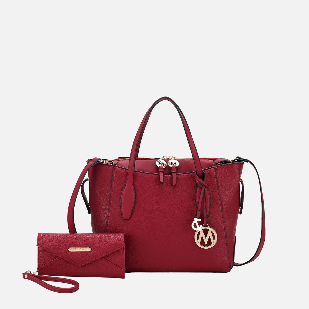 MKF Collection By Mia K Bruna Tote Bag And Wallet Set