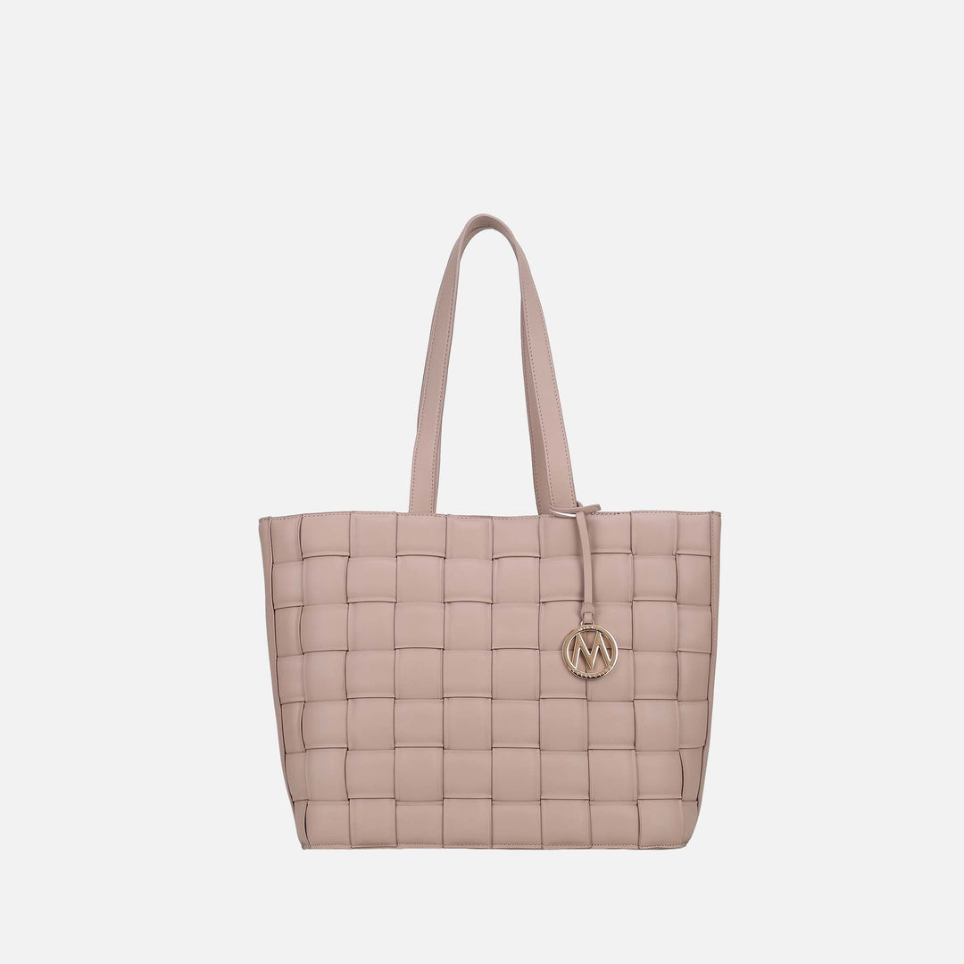 MKF Collection By Mia K Rowan Woven Tote Bag