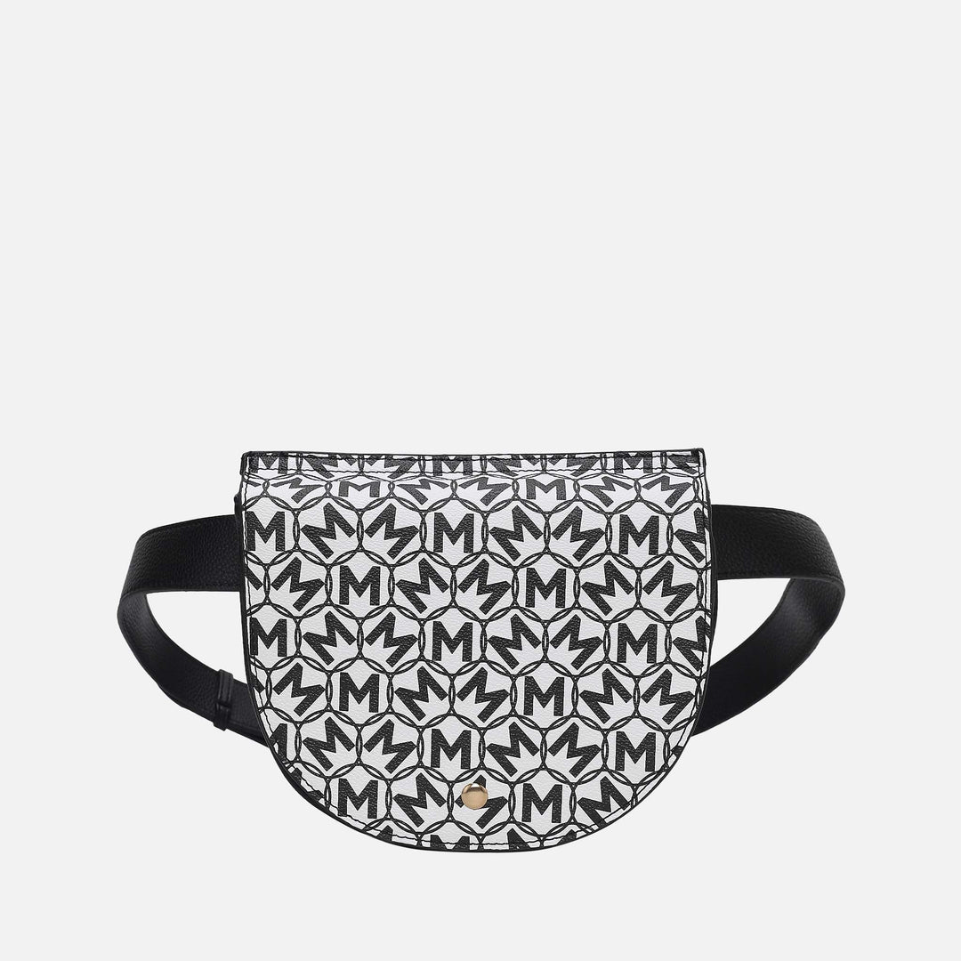 MKF Collection By Mia K Daksha Monogram Belt Waist Bag