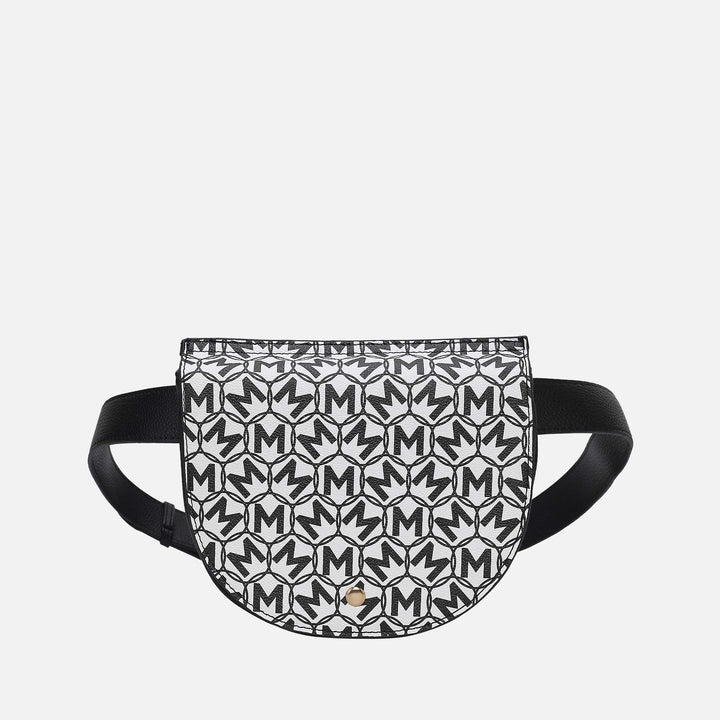 MKF Collection By Mia K Daksha Monogram Belt Waist Bag