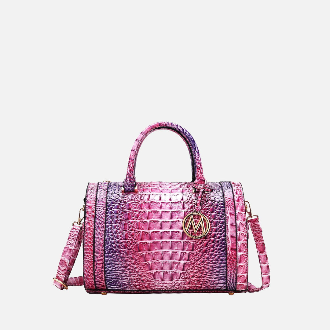 Croc Turquoise MKF Collection By Mia K Eleanor Gradient Croc Shoulder Bag