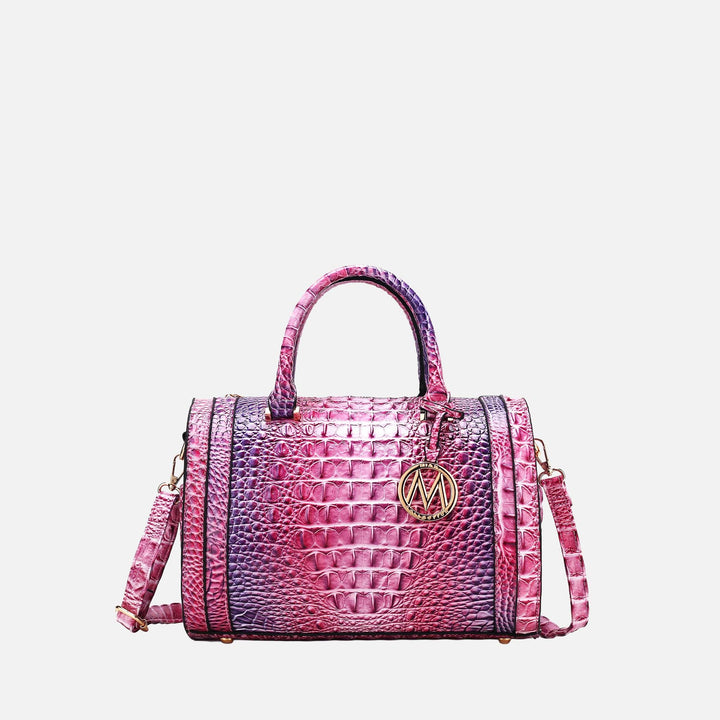 Croc Turquoise MKF Collection By Mia K Eleanor Gradient Croc Shoulder Bag