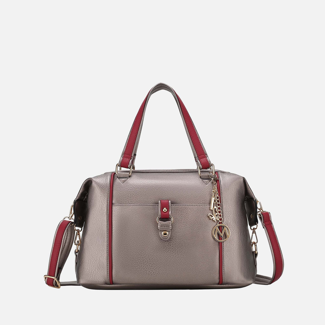 Charcoal Grey MKF Collection By Mia K Opal Shouder Bag