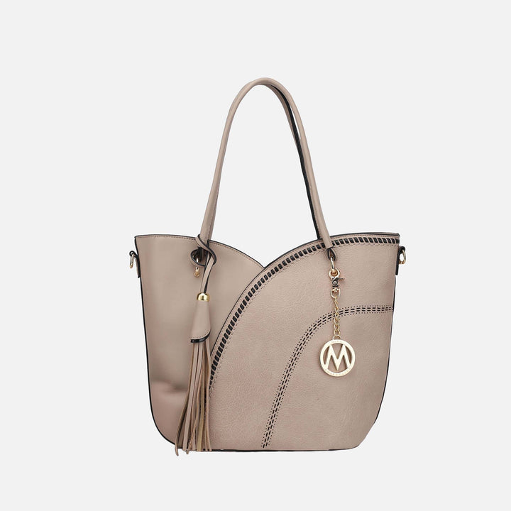 Blush MKF Collection By Mia K Imogene Shoulder Bag And Matching Wallet
