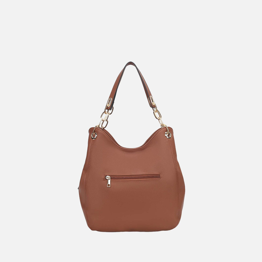 Pewter MKF Collection By Mia K Ashley Hobo Bag And Wallet Set