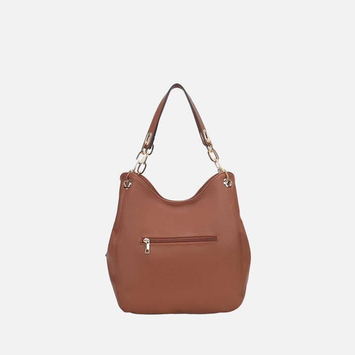 Pewter MKF Collection By Mia K Ashley Hobo Bag And Wallet Set