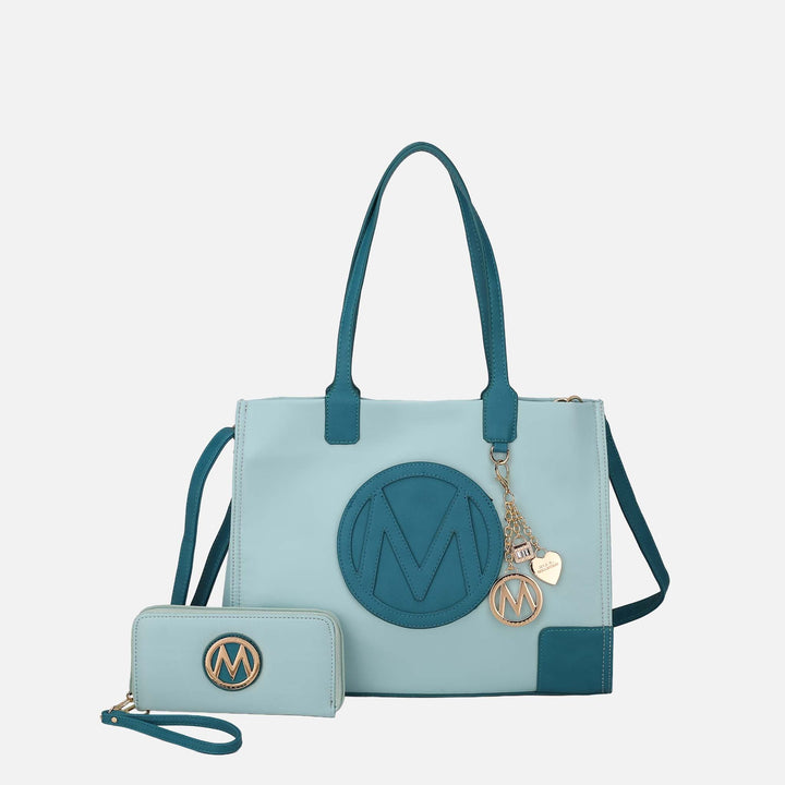 MKF Collection By Mia K Louise Tote Bag And Wallet Set