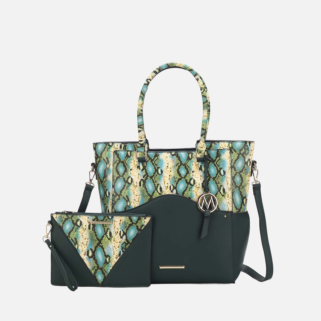 Charcoal Grey MKF Collection By Mia K Iris Tote Bag