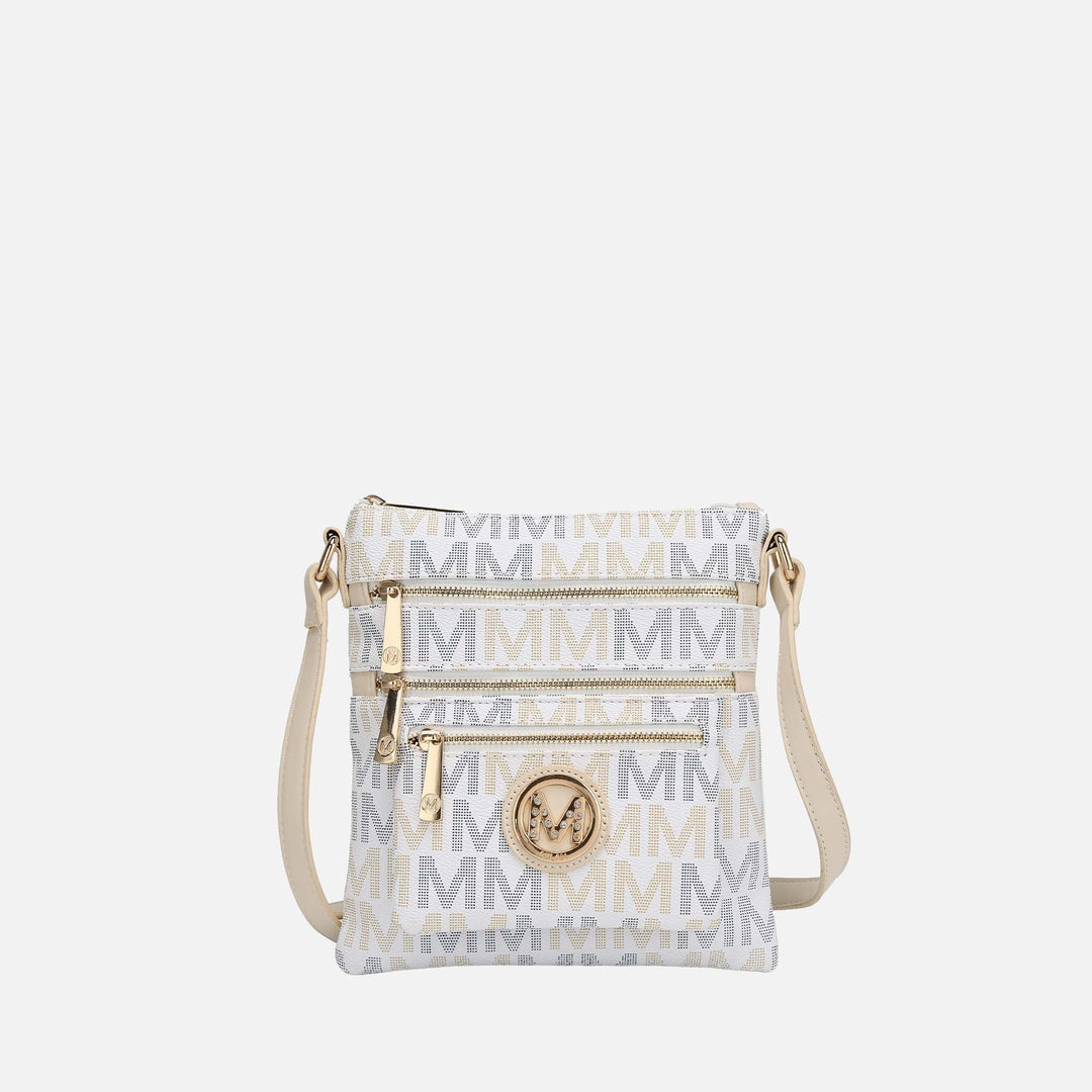 Burgundy MKF Collection By Mia K Beatrice Signature Crossbody Bag
