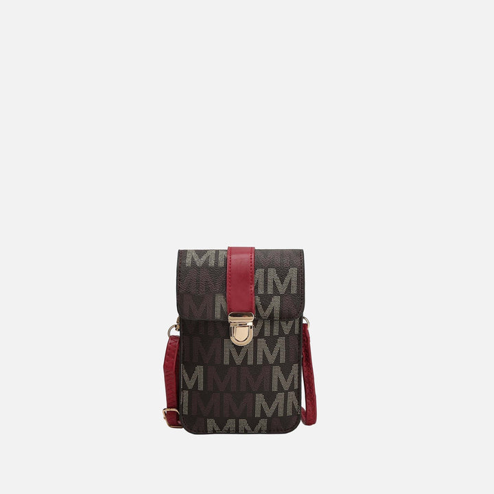 Burgundy MKF Collection By Mia K Lulu Phone Crossbody Bag