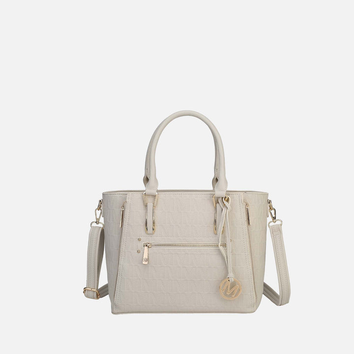 Taupe MKF Collection By Mia K Cairo Signature Shoulder Bag
