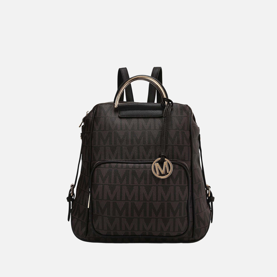 Beige MKF Collection By Mia K Cora Signature Backpack