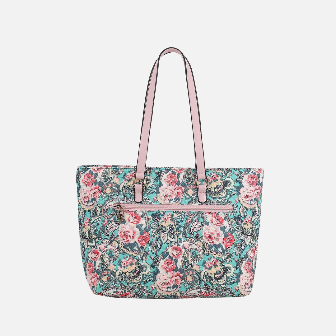 Floral Black MKF Collection By Mia K Hallie Tote Bag