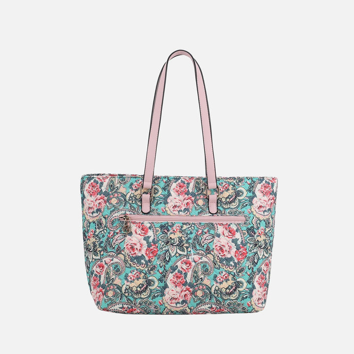 Floral Black MKF Collection By Mia K Hallie Tote Bag