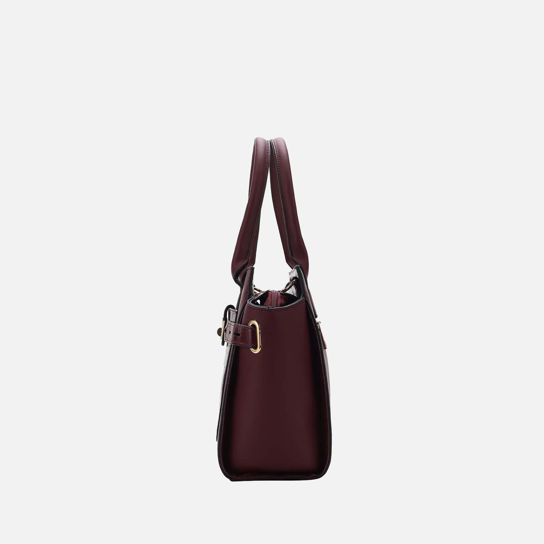 Grey MKF Collection By Mia K Isla Shoulder Bag And Set