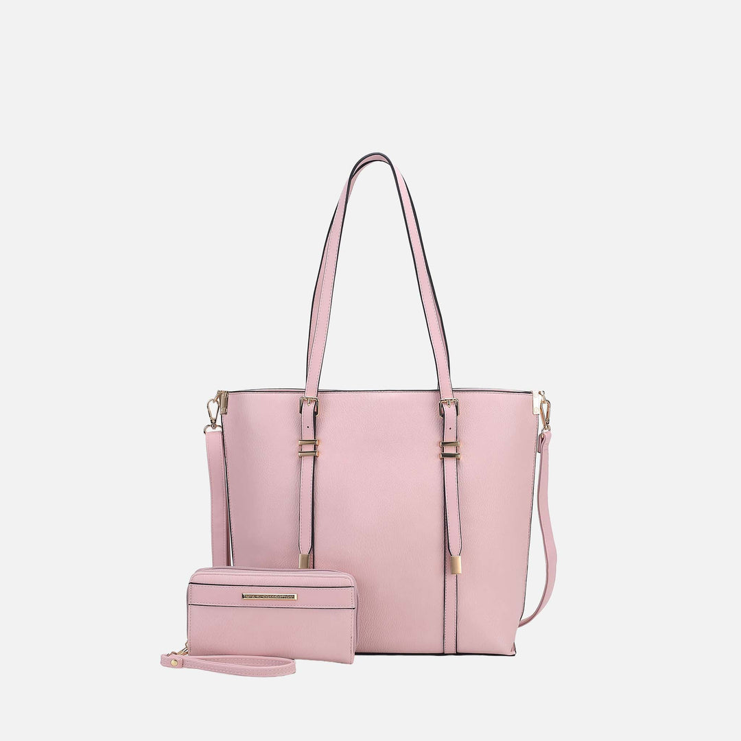 MKF Collection By Mia K Emery Tote Bag And Wallet Set