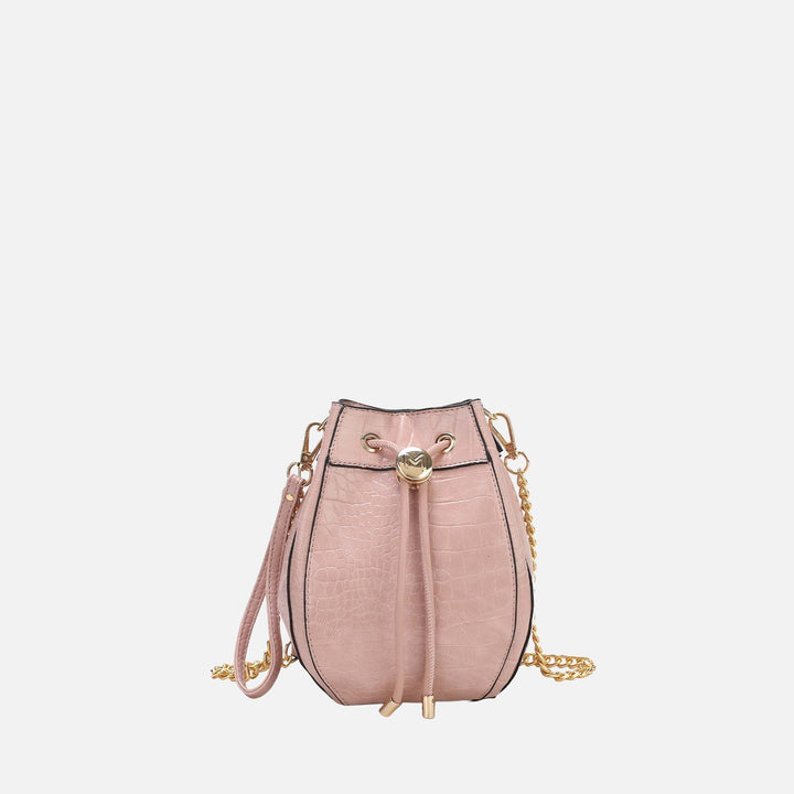 Grey MKF Collection By Mia K Cassidy Embossed Bucket Bag
