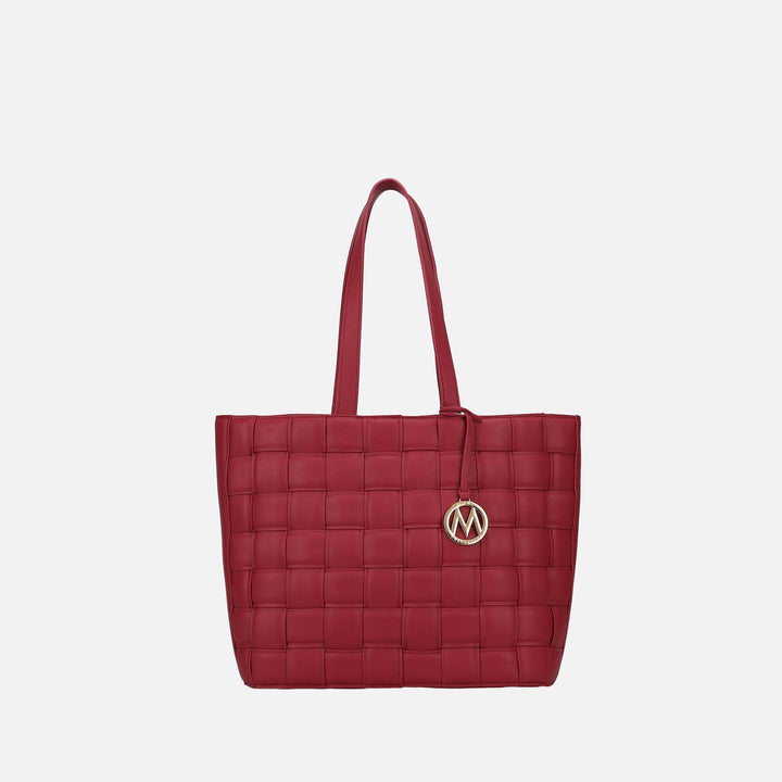 MKF Collection By Mia K Rowan Woven Tote Bag