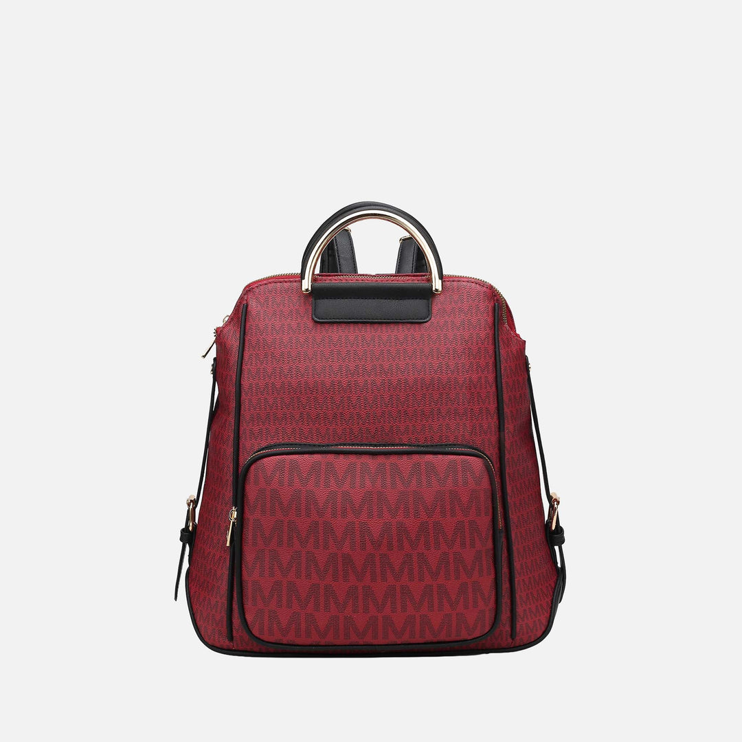 Red MKF Collection By Mia K June Signature Backpack