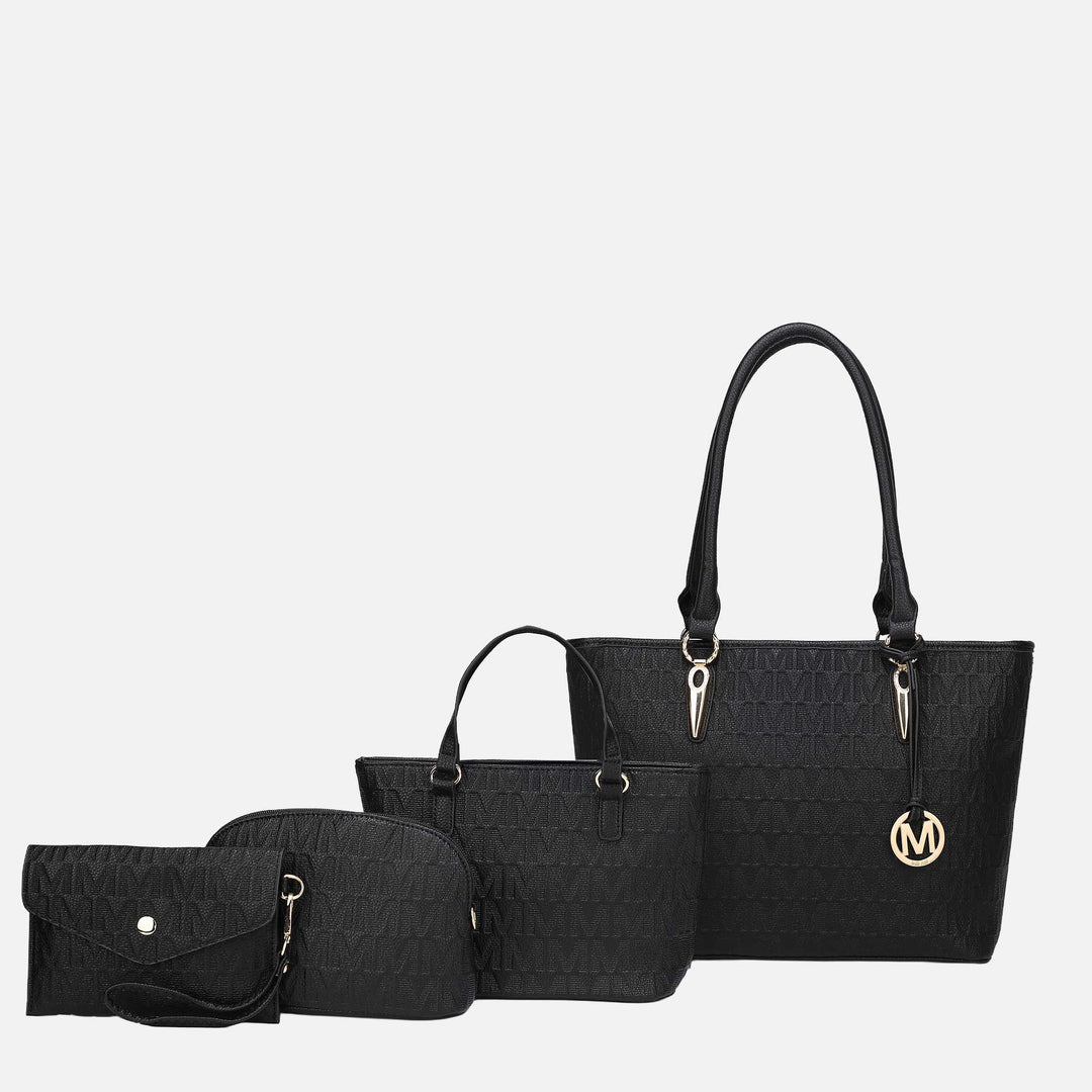 MKF Collection By Mia K Edelyn Signature Tote Bag And Set