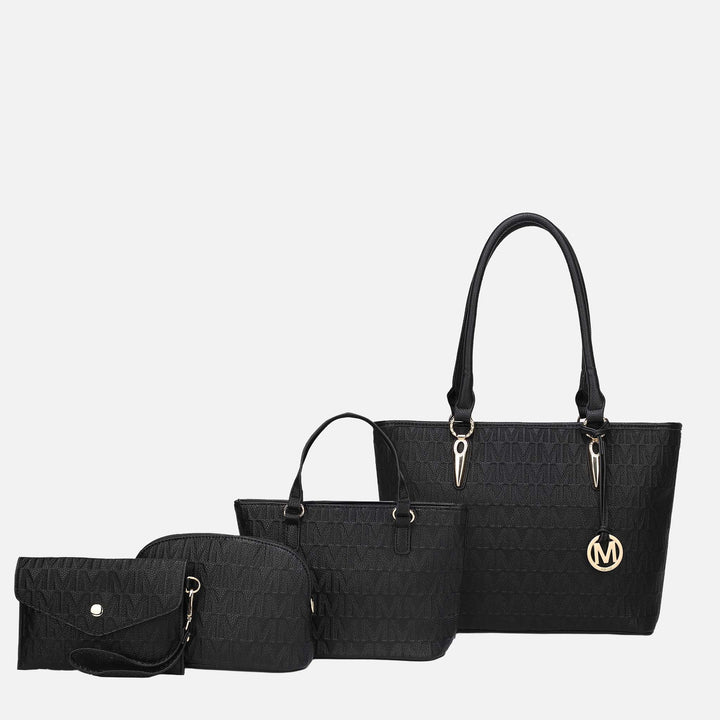 MKF Collection By Mia K Edelyn Signature Tote Bag And Set