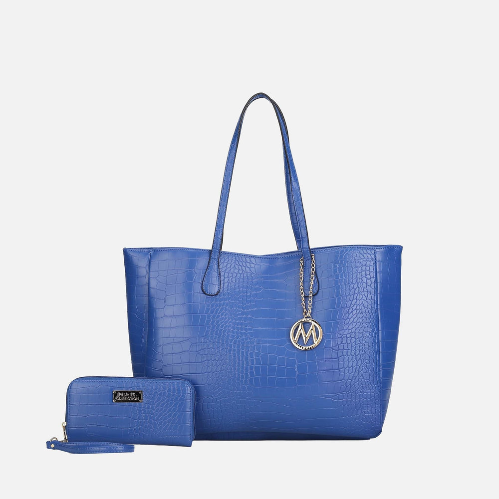Coffee MKF Collection By Mia K Sadie Oversize Tote And Set