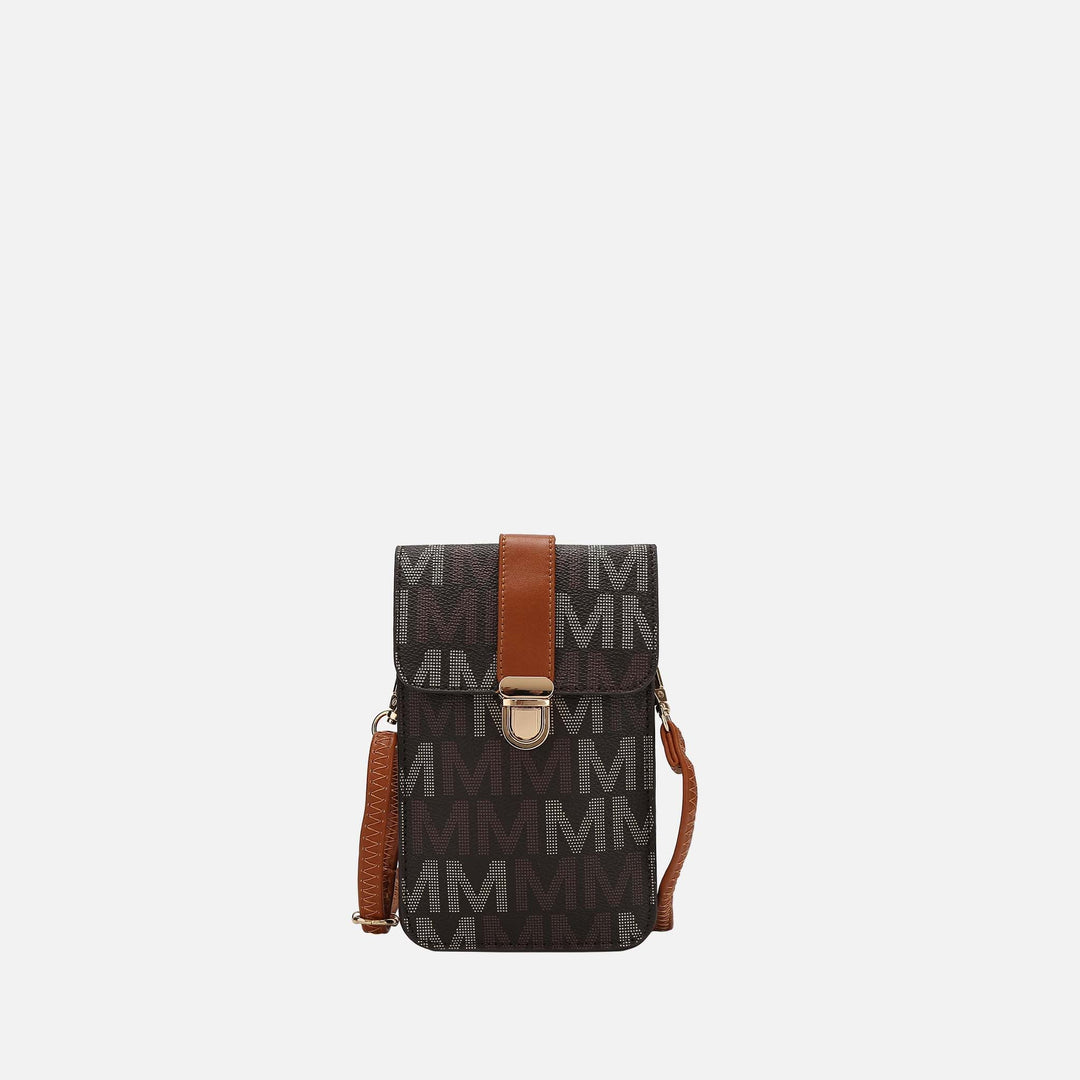 Black MKF Collection By Mia K Lulu Phone Crossbody Bag