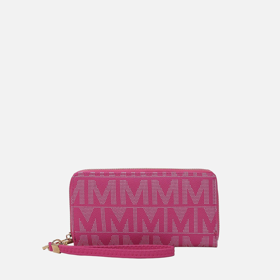Gray MKF Collection By Mia K Danielle Signature Wallet