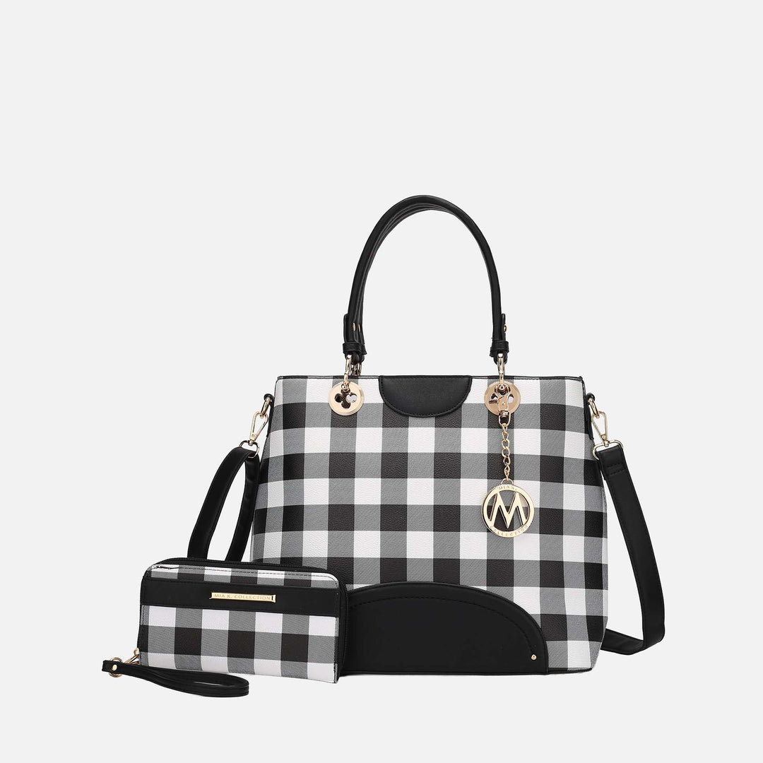 MKF Collection By Mia K Gabriella Handbag And Wallet Set 1