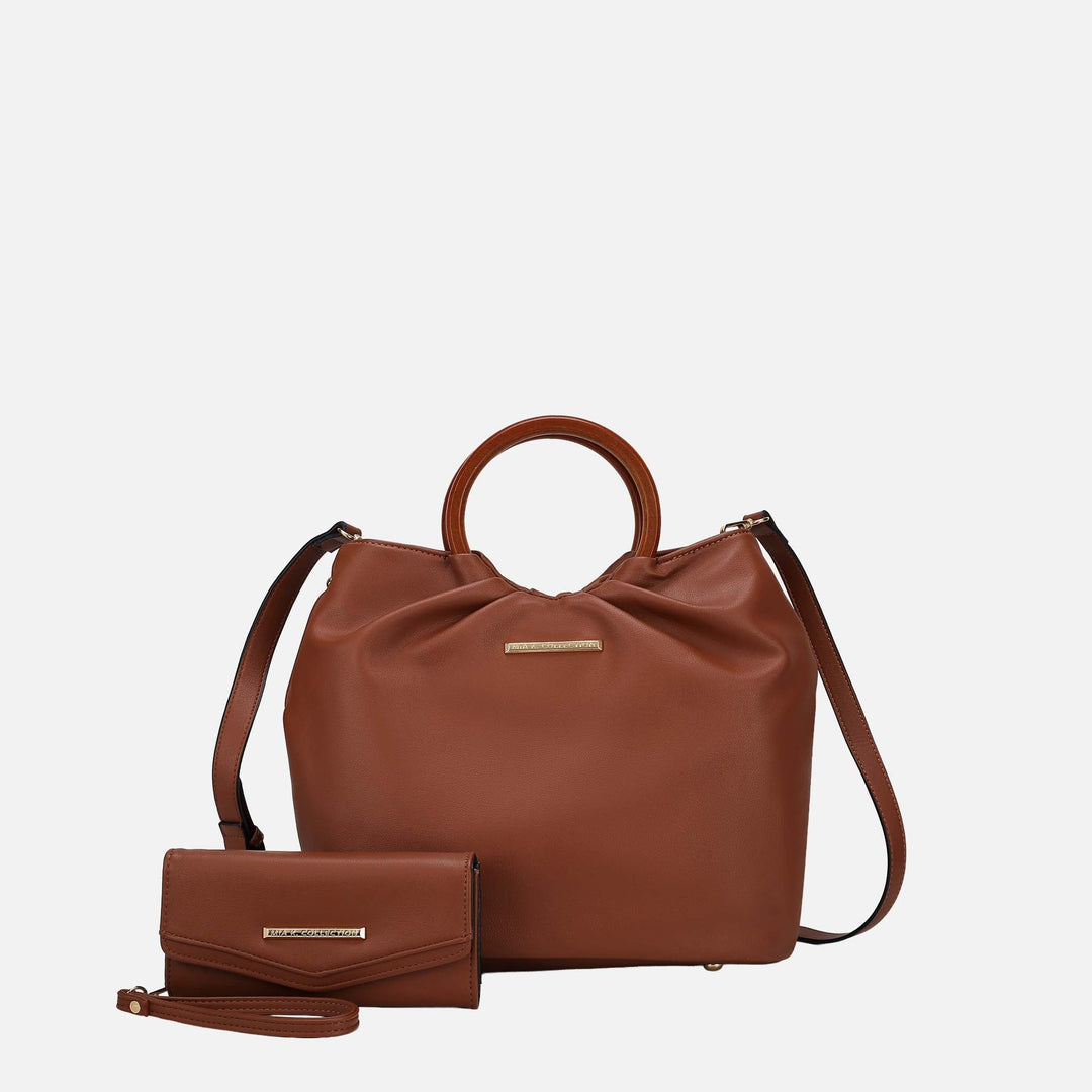 Wine MKF Collection By Mia K Leilani Tote Bag And Wallet