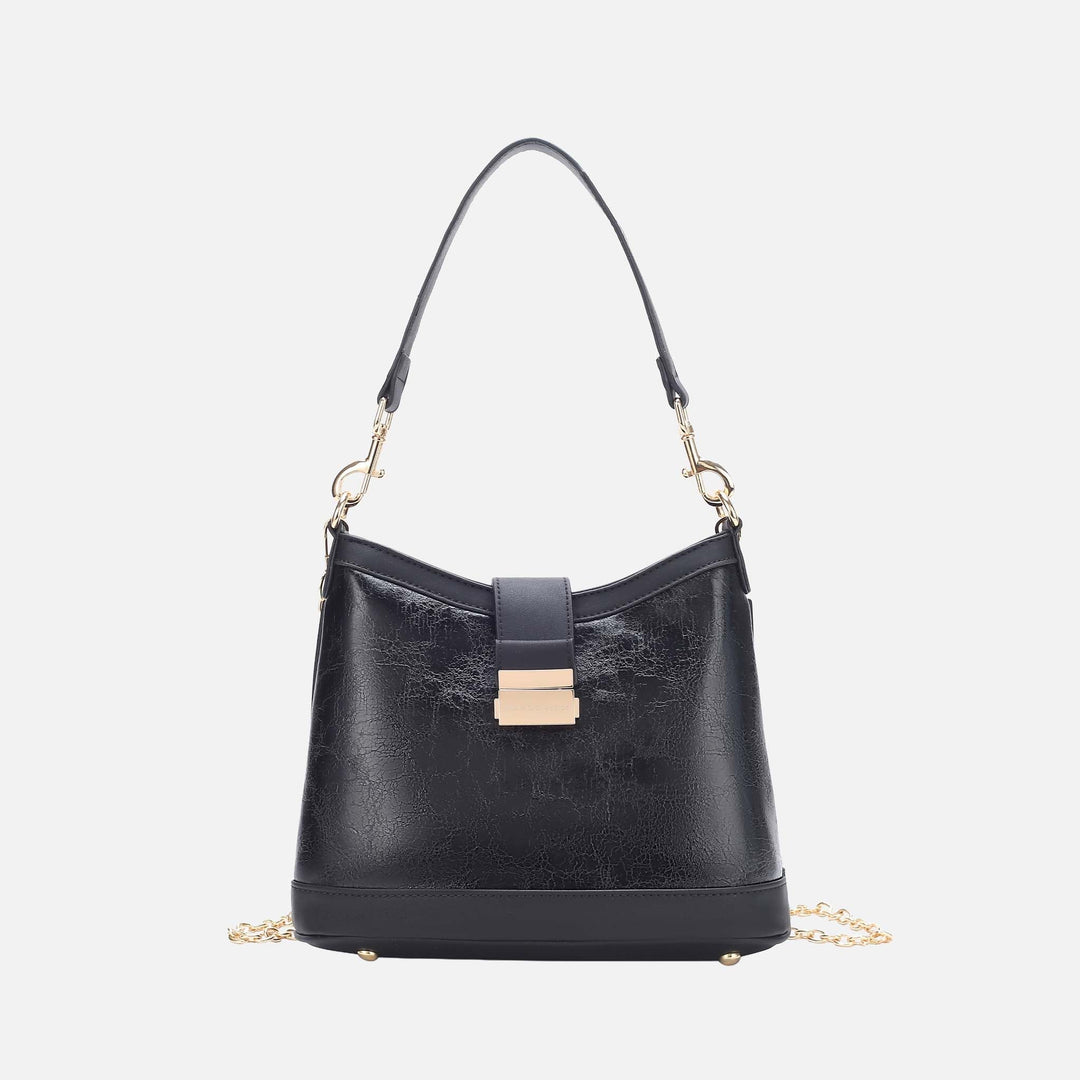 Taupe MKF Collection By Mia K Pilar Shoulder Bag