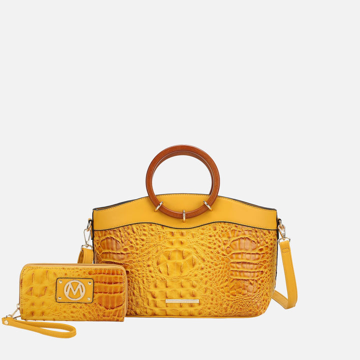 MKF Collection By Mia K Phoebe Tote Bag And Wallet Set
