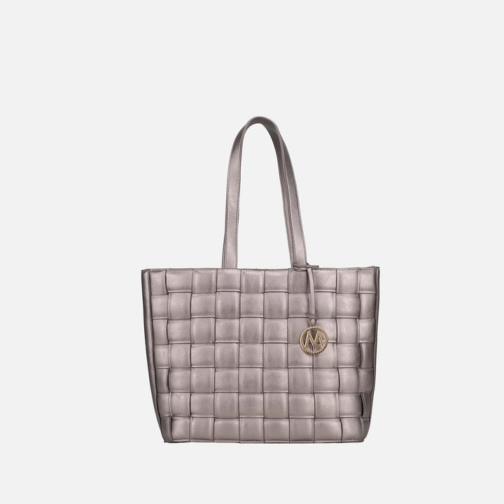 MKF Collection By Mia K Rowan Woven Tote Bag