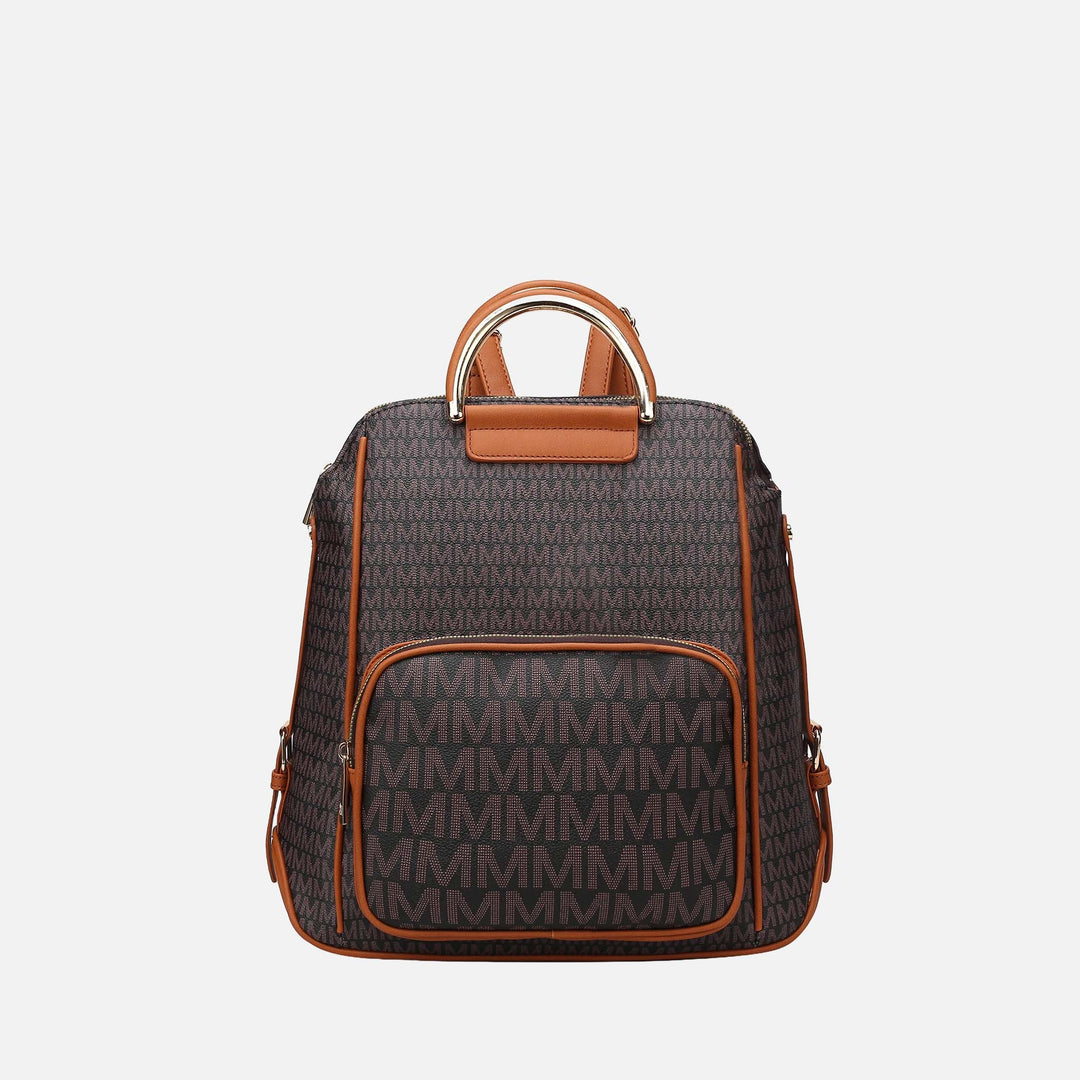 Tan MKF Collection By Mia K June Signature Backpack