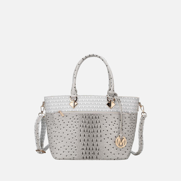 Dark Purple MKF Collection By Mia K Grace Signature Tote Bag