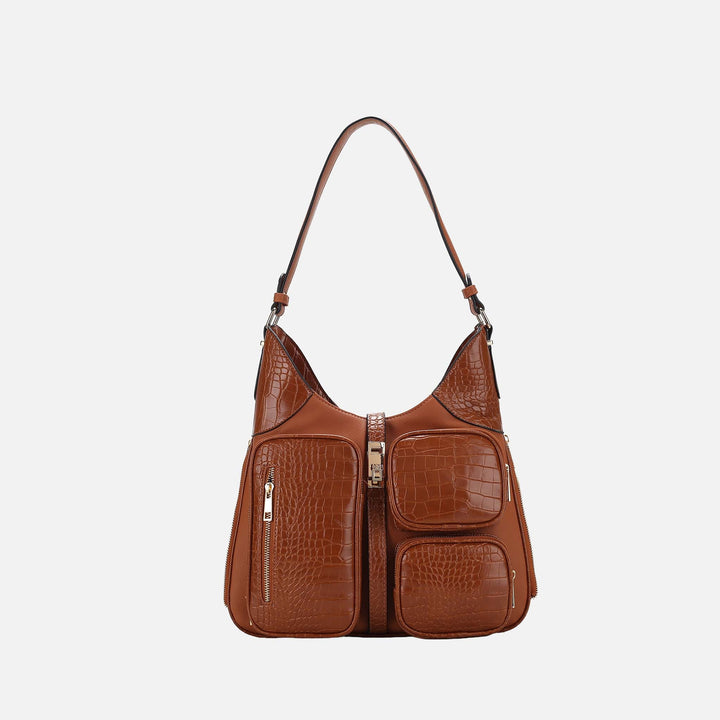 Wine MKF Collection By Mia K Daphne Shoulder Bag
