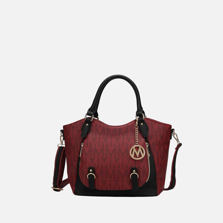 Purple MKF Collection By Mia K Fula Signature Shoulder Bag
