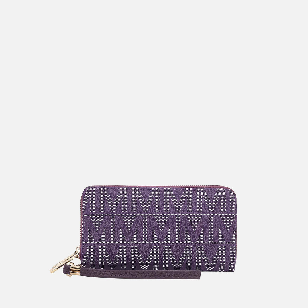 Chocolate MKF Collection By Mia K Danielle Signature Wallet