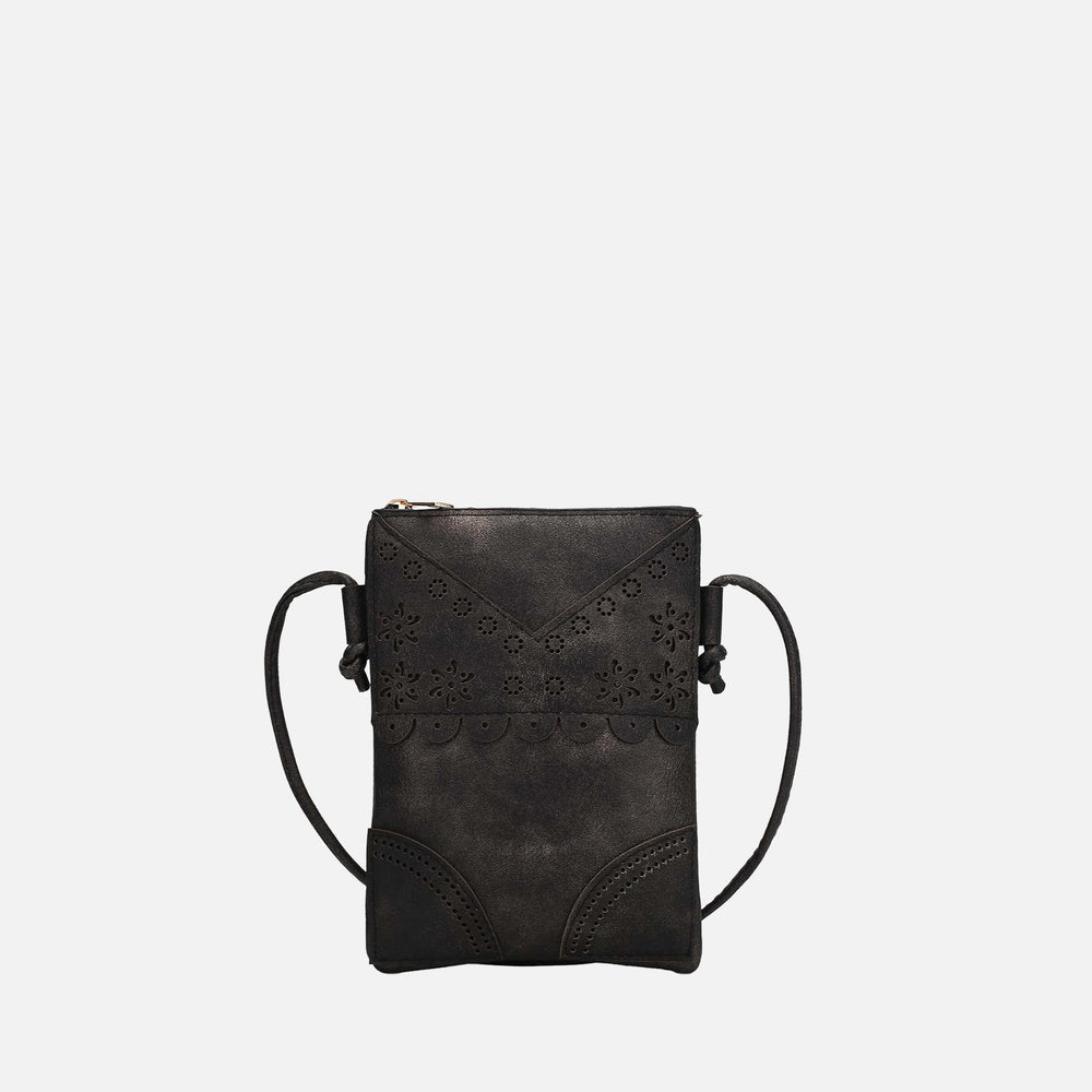 Black MKF Collection By Mia K Amentia Crossbody Bag