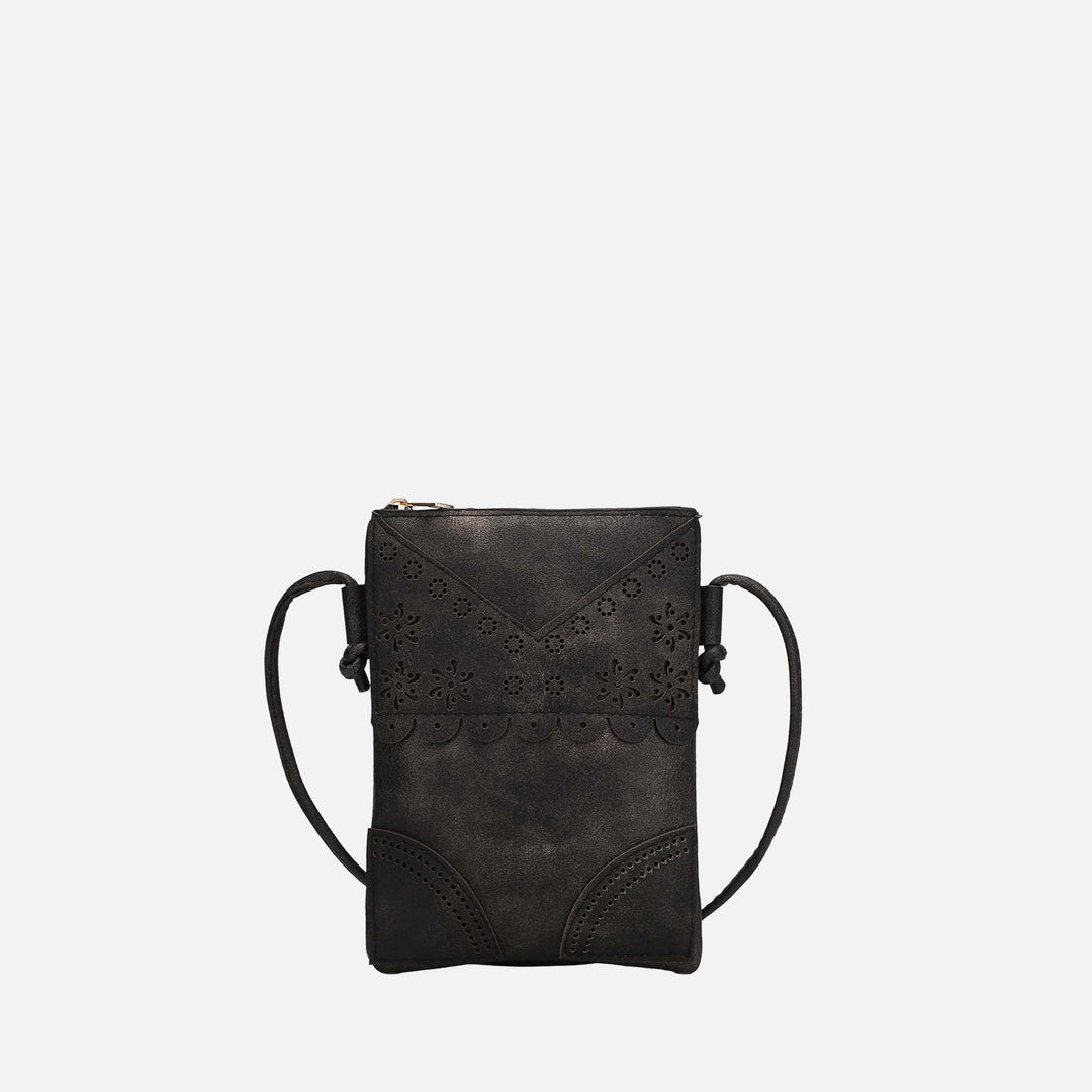 Black MKF Collection By Mia K Amentia Crossbody Bag