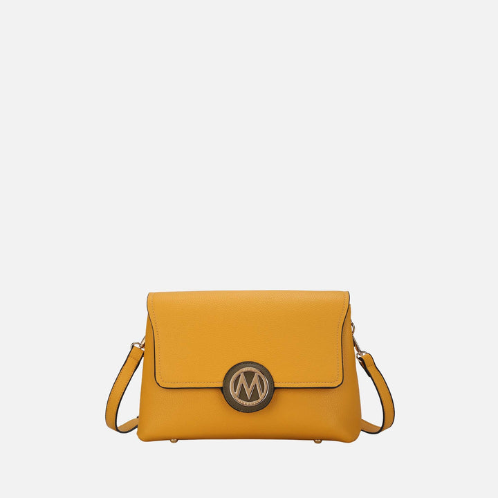 MKF Collection By Mia K Johanna Multi Compartment Crossbody Bag