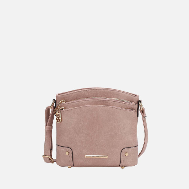 Wine MKF Collection By Mia K Kenya Crossbody Bag