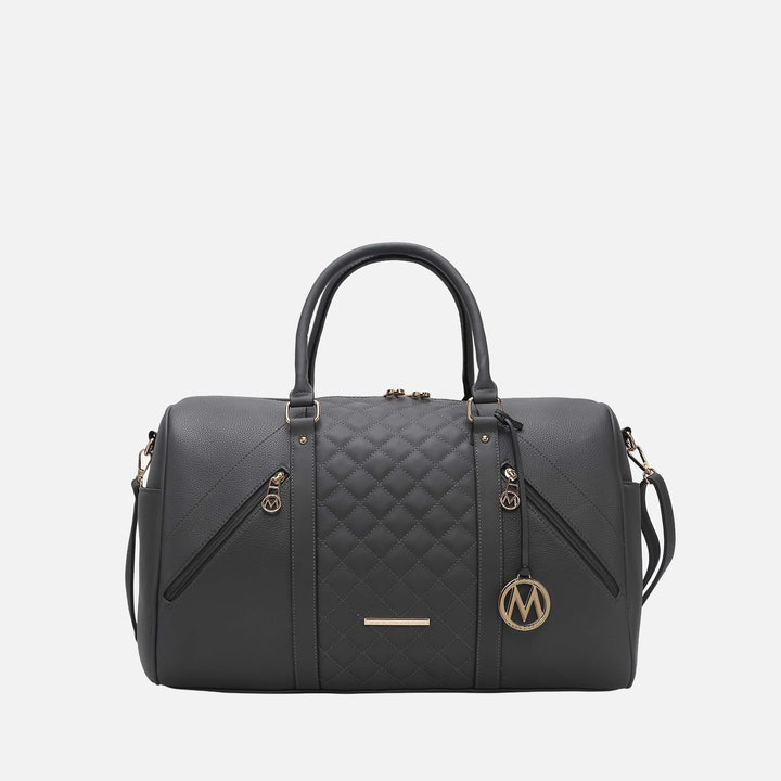 Navy MKF Collection By Mia K Allegra Weekender Bag