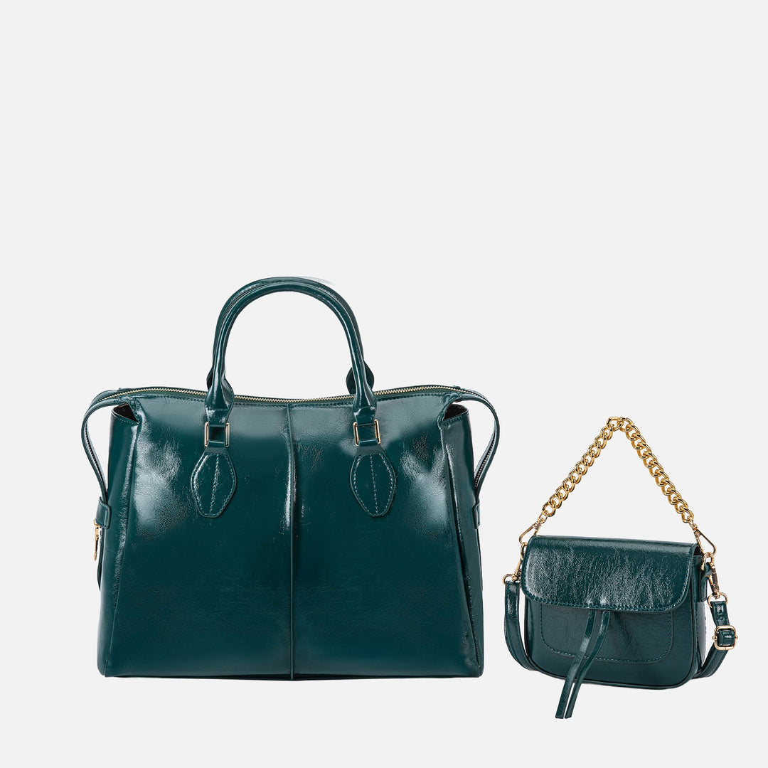 Laguna Yellow MKF Collection By Mia K Yareli Tote Bag With Mini Bag 2 Piece Set
