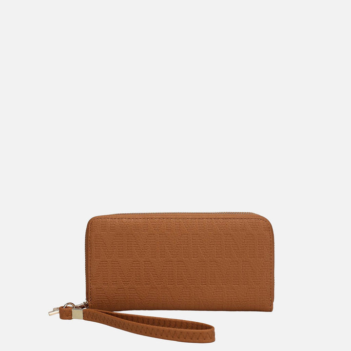 Mustard MKF Collection By Mia K Lisbette Signature Wallet