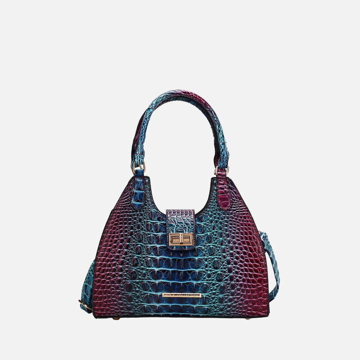 Croc Pink MKF Collection By Mia K Ava Gradient Croc Tote Bag