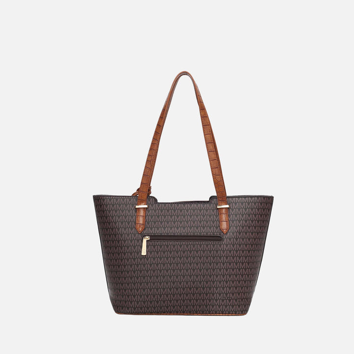 Burgundy MKF Collection By Mia K Lippa M Signature Tote And Set