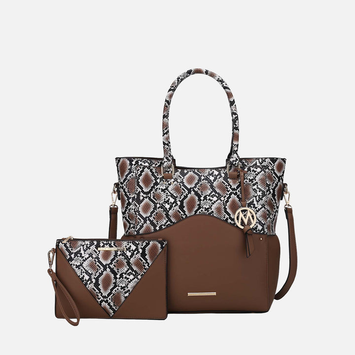 Beige MKF Collection By Mia K Iris Tote Bag