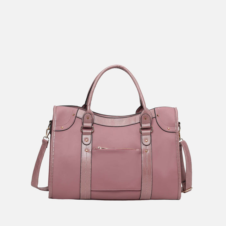 Burgundy MKF Collection By Mia K Patricia Weekender Bag