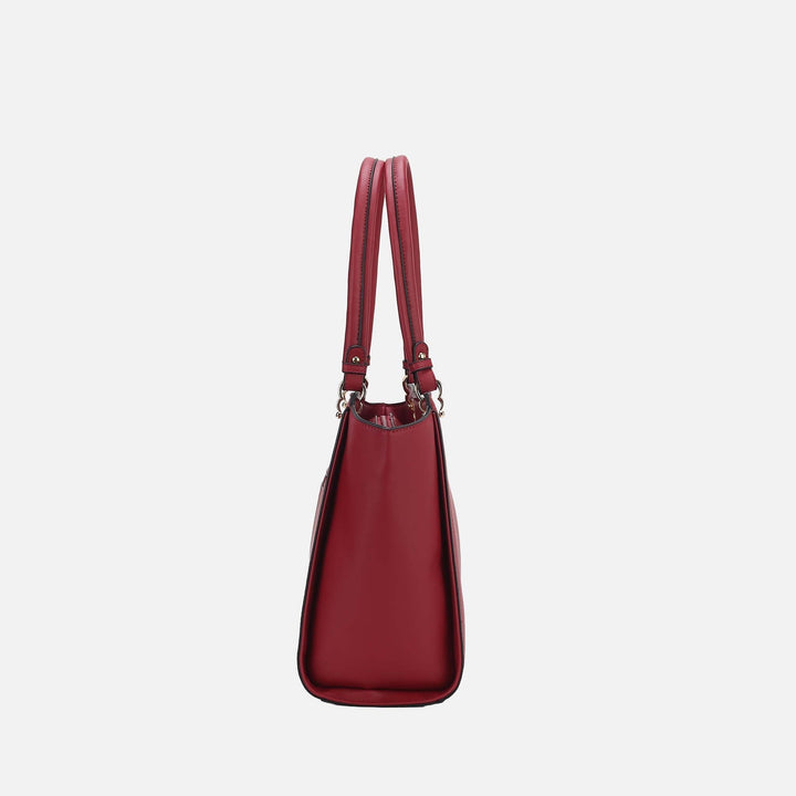 Charcoal Grey MKF Collection By Mia K Ivy Tote Bag And Set